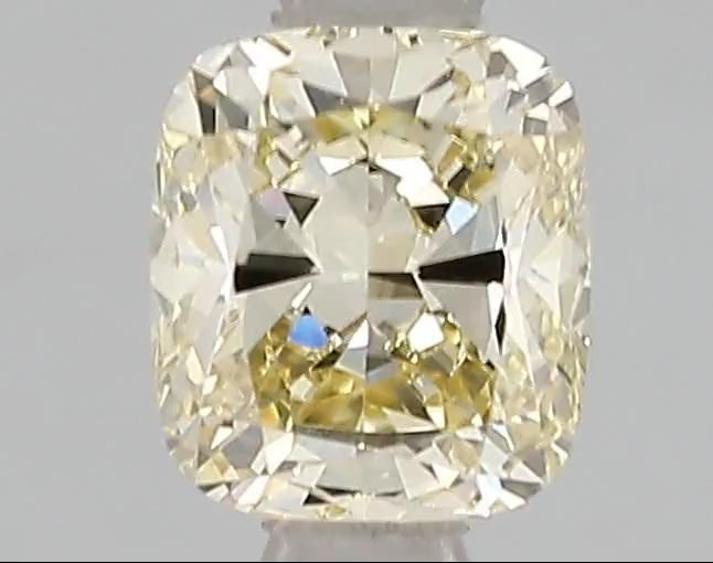 1.00ct Cushion Brilliant Lab Grown Diamond (Fancy Yellow, VVS2, IGI Certified)